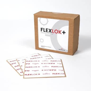 Mohawk Carpet Tile Tape, 4"x4" Flexlok+ Adhesive Installation Tabs (125-Pack)