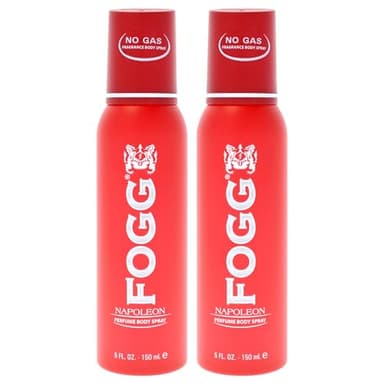 Fragrance Body Spray - Napoleon by Fogg for Men - 5 oz Body Spray - Pack of 2