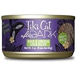 Tiki Cat After Dark Pâté, Duck & Chicken Liver, High-Protein and 100% Non-GMO Ingredients, Wet Cat Food for Adult Cats, 3 oz. Cans (Pack of 12)