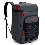 TOURIT Insulated Backpack Cooler with 2 Compartments, 30 Can Capacity, Leakproof Waterproof Thermal Bag for Beach Camping Travel