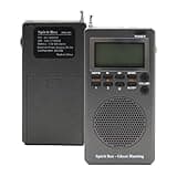 SPIRIT BOX -2025 Ghost Hunting Device - Real-Time EVP Scanner with FM/AM Radio, Voice Recorder & Enhanced Sensitivity for Paranormal Investigations (Black)