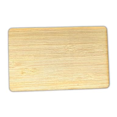Ninja Pop Wooden NFC Digital Business Cards - 20 Bamboo NFC NTAG213 Cards for Laser Engravers - Bulk