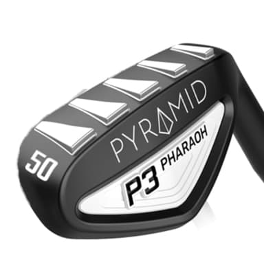 Pyramid Pharaoh P3 Golf Wedges: 50° Wedges, Left & Right Handed Golf Clubs for Man Sand Wedge, Pitching Wedge, Gap Wedge for Precision Chipping and Short Game Mastery