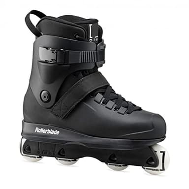 Rollerblade Blank Unisex Adult Fitness Inline Skate, Black, Urban Performance Inline Skates