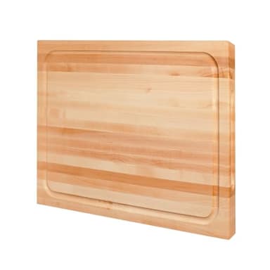 CONSDAN Hard Maple Wood Cutting Board for Kitchen, USA Grown Hardwood, 20 x 15, with Invisible Inner Handle, Prefinished with Food-Grade Oil, Suitable for Kitchen Edge Grain, 1" Thick