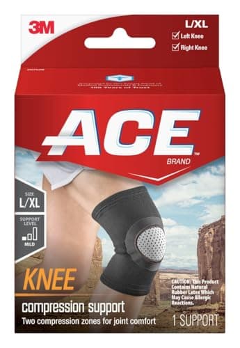 ACE Brand Compression Knee Support Neoprene, Large/X- Large
