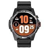 Ticwatch Atlas Smartwatch for Men Android Wear OS Smart Watch Outdoor 90 Hrs Battery 110+ Workout Modes Heat Map Fall Detection Health Fitness Tracker 5ATM GPS Compass Android Compatible Only