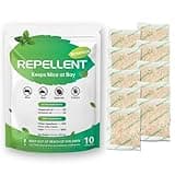Rodent and Mouse Repellent 10 Pcs, Extra-Strength Natural Mouse Repellent Pouches, Keep mice Away for House, Cinnamon/Peppermint Oil to Repel Mice and Rats in Shed/Attic/Cabin/RV/Garage