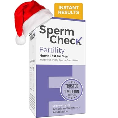 SpermCheck Fertility Sperm Count Test for Men, at Home Sperm Test, Easy to Read Results, Over 98% Accurate