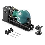 SCULPFUN RA Pro Max 4 in 1 Jaw Chuck Rotary for S9, S30, S30 Ultra, SF-A9 Laser Engraver, Y-axis Rotary Roller Engraving Module for Laser Engraving Cylindrical Objects, Irregular Round Objects