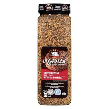 Club House La Grille Montreal Steak Spice, 825 Grams/29.10 Ounces {Imported from Canada}