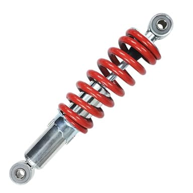 HOOUP 260mm 10.2" Adjustable Rear Shock Absorbers for 50cc 70cc 90cc 110cc 125cc Baja Motorsports DR70 Tao Tao DB20 Kids Pit Dirt Bike Four Wheeler Quad ATV Small Motorcycle Heavy Duty Red