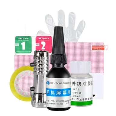 Screen Protector Liquid - Cell Phone Glass Repair Kit, Crack Fixing Glue | Scratch Resistant Screen Protection, Mobile Device Repair Accessories for Smartphones, Tablets, and Smart Watches