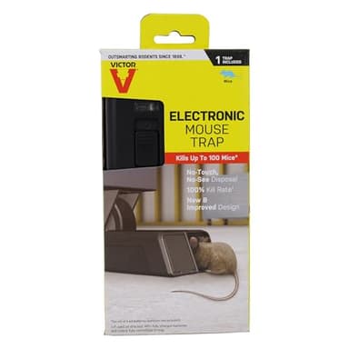 Victor M250S Indoor Electronic Humane Mouse Trap - No Touch, No See Electric Mouse Trap