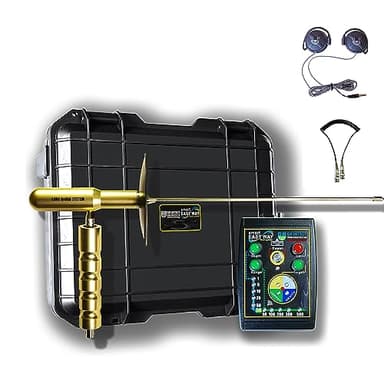 Adults Professional Underground Metal Gold Detector Intelligent Operation Silver Copper Finder High Precision Rapid Positioning Jewelry Ore Detector Gold Mine Hunter Treasure Scanner