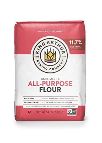 King Arthur, All Purpose Unbleached Flour, Non-GMO Project Verified, Certified Kosher, No Preservatives, 5 lb Bag