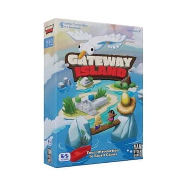 Van Ryder Games - Gateway Island Board Game - 21 Different Games, Player Counts Vary by Game, 15-45 Min Gameplay for Family and Kids Ages 6+ (English)