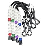 DEIHAALEN Golf Stroke Counter, 4 Pack Golf Beads Score Counter with Clip for Referee Caddy Golfer