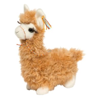 Douglas Lil’ Wolly Llama Plush Stuffed Animal – 6-Inch Soft & Huggable Llama Toy – Cute Cuddle Plush for Kids, Toddlers & Animal Lovers