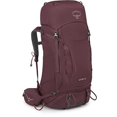 Osprey Kyte 58L Women's Backpacking Backpack with Hipbelt, Elderberry Purple, WXS/S