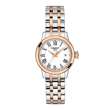 Tissot Classic Dream Stainless Steel Dress Watch Rose Gold T1292102201300