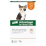 Advantage Topical Cat Flea Treatment and Prevention for Small Cats 2-9 lbs. | Apply Flea Drops Monthly | 2 Treatments