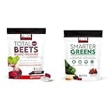 Force Factor Total Beets Blood Pressure Support Supplements with Beet Powder & Smarter Greens Superfood Chews