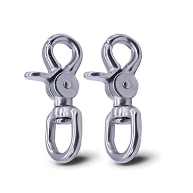 Lobster Clasp - 2PCS Trigger Snap Hooks Heavy Duty Quality 316 Steel, Strong and Durable Wide Applicability of The Swivel Clasp, Perfect for Bag Straps, Pet Leashes (2)