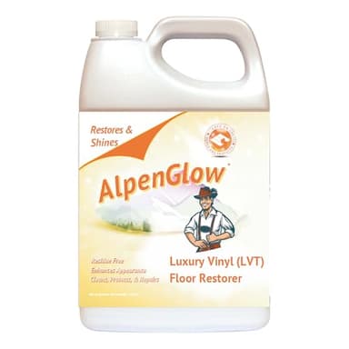 Jani-Source Alpenglow Luxury Vinyl Floor Restorer – High-Gloss Polish & Scratch Repair, Streak-Free Shine, Easy to Apply (Gallon)