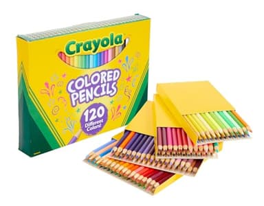 Crayola Colored Pencils Set for Kids (120ct), Coloring Book Pencils, Essential Easter Basket Stuffers, Bulk Colored Pencils for Boys & Girls, Ages 3, 4, 5