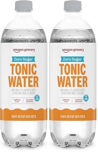 Amazon Fresh, Diet Tonic Water, 33.8 Oz (Pack of 2)