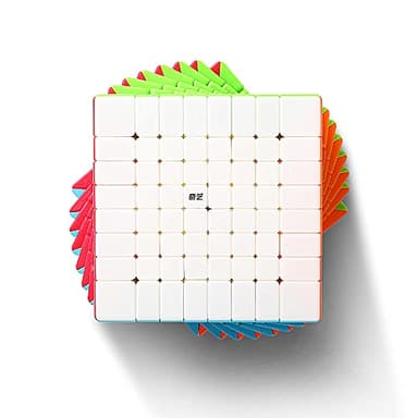 LiangCuber 8x8 Speed Cube Stickerless 70MM QY 8x8x8 Puzzle Cube Magic(2021 Version)