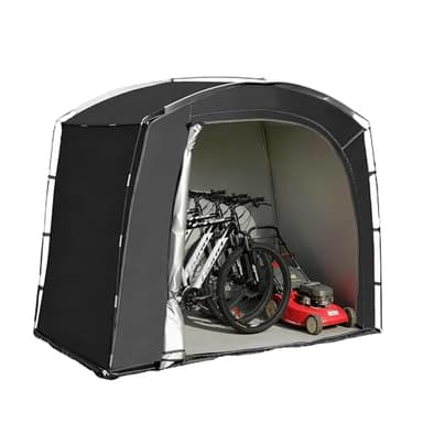 Bike Tent, 81 * 39 * 65 in Outdoor Portable Storage Sheds, 210D Oxford Thick Waterproof Fabric,PU4000 Waterproof for 2/3/4 Bikes,Bike Covers for Motorcycle,Garden Tools,Lawn Mower