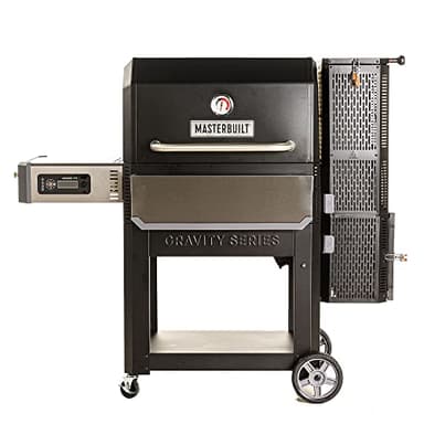 Masterbuilt® Gravity Series® 1050 Smoker Grill - Digital Charcoal Combo Grill with Free App, 1,050 Cooking Square Inches in Black, Model MB20041220