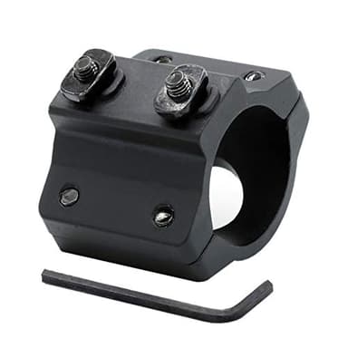 HIGOO 1" Flashlight Laser Ring Mount Compatible with MLOK Rail System