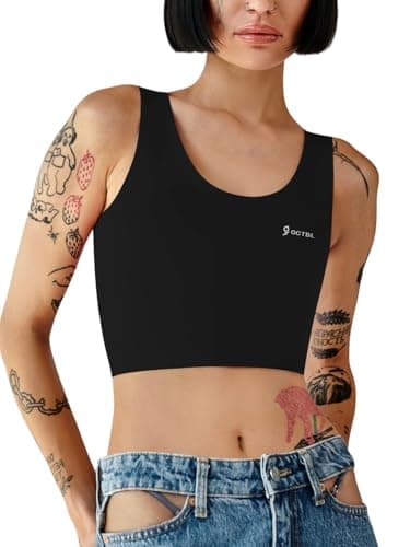 GCTBL Trans Binder Transgender FTM Chest Binder FTM Swim Binder Bra (B, XL)