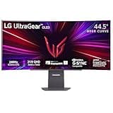LG 45GS95QE Ultragear OLED Curved Gaming Monitor 45-Inch WQHD 800R 240Hz 0.03ms DisplayHDR True Black 400 AMD FreeSync Premium Pro NVIDIA G-Sync HDMI 2.1 DisplayPort Tilt/Height/Swivel Stand - Black