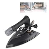 Iron With Steam Generator,Full Press Industrial Steam Ironing Press Complete Dry Cleaning Shop Clothing Factory Dedicated Boiler Iron, Non Stick Ceramic Soleplate