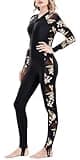 DEHAI Women Men Dive Skins Suit Thin Wetsuit, Rash Guard Full Body Swim Swimsuit, Wet Suits Drysuits Long Sleeve Youth UV Sunsuit for Diving Kayaking Surfing Scuba Waterski Water Sports