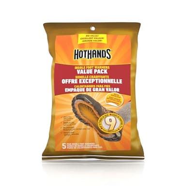 HotHands Insole Foot Warmers With Adhesive Value Pack (5-Pairs) (HFINS5PRUPDQE)