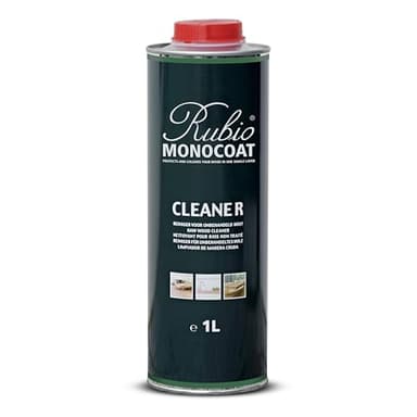 Rubio Monocoat Raw Wood Cleaner, 1,000 ft² | Preparatory Cleaning for Wood Surfaces | Removes Dust After Sanding & Vacuuming | Use Before Finishing with Oil Plus 2C | 1 Liter