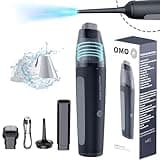 OMO Handheld Vacuum, 13000PA Portable Cordless Car Vacuum Cleaner, Suction and Blow 2 in 1 Dust Removal Vacuum Cleaner for Car, Home, Office,Pet. Black
