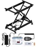 DIHOOL Electric Scissor Lift Table 350Lbs, 195-680MM Height Adjustable Electric Lifting Platform