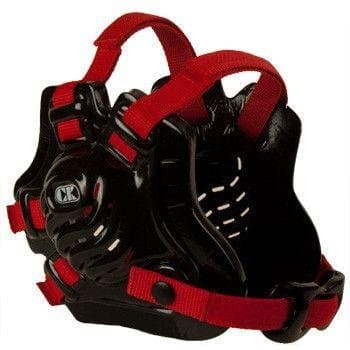 Cliff Keen Wrestling-Protective-Headgear F5 Tornado Headgear (Black/Black/Scarlet, One Size)