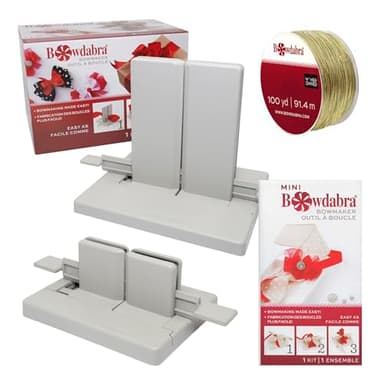 Bowdabra Combo, Bow Maker, Mini Bow Maker and 100 yd Gold Wire