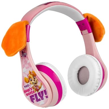 eKids Paw Patrol Bluetooth Headphones for Kids, Volume Reduced Wireless Headphones for School Home or Travel (Paw Patrol Skye Liberty)