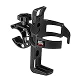 KEMIMOTO ATV Cup Holder Motorcycle Bottle Holder Universal Drink Holder with 0.6-1.56in Metal Clamp for 20oz Bottle for Bike Boat, Stroller, Walker, Wheelchair, Scooter, Golf Cart