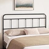 ASONLY Metal Headboard Queen Size, Height Adjustable Queen Headboard Only, Queen Size Headboard Only for Bedroom, Vintage Headboards Queen, Farmhouse Head Boards/Queen, Black Metal Headboard Queen
