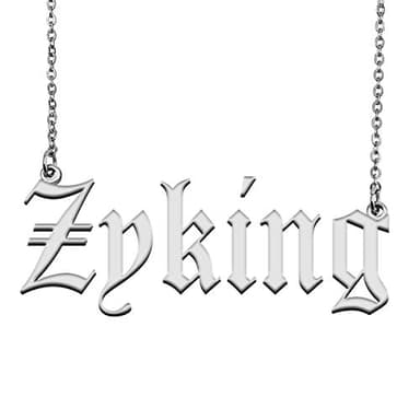 HUAN XUN Personalized Name Jewelry Custom Necklace for Women Zyking