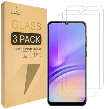 Mr.Shield [3-Pack] Screen Protector For Samsung Galaxy A05 [Tempered Glass] [Japan Glass with 9H Hardness] Screen Protector